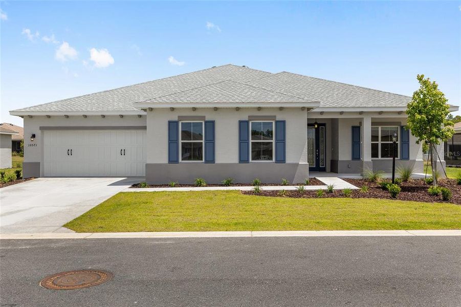 Front exterior of a new home in , Ocala, FL, highlighting curb appeal (Image 19). Front exterior of a new home in , Ocala, FL, highlighting curb appeal (Image 19).