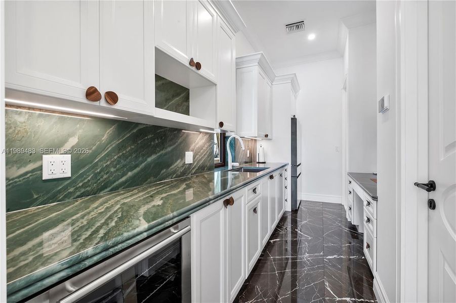 Furnished interior view inside a new home in , Surfside (Image 15).