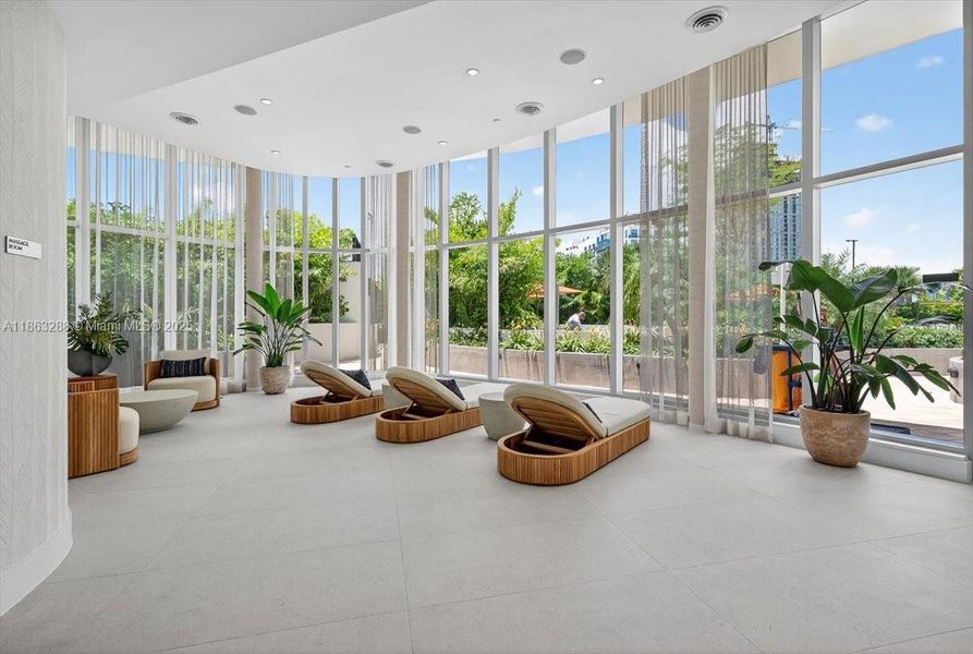 Furnished interior view inside a new home in , Miami (Image 27).
