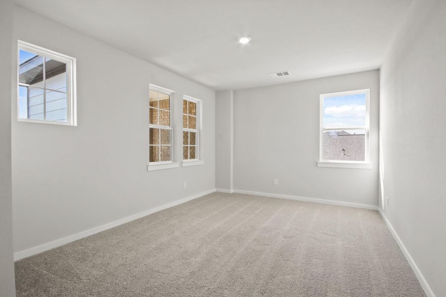 Spacious, unfurnished interior of a new home in River Ranch Trails, Angleton (Image 10). Spacious, unfurnished interior of a new home in River Ranch Trails, Angleton (Image 10).
