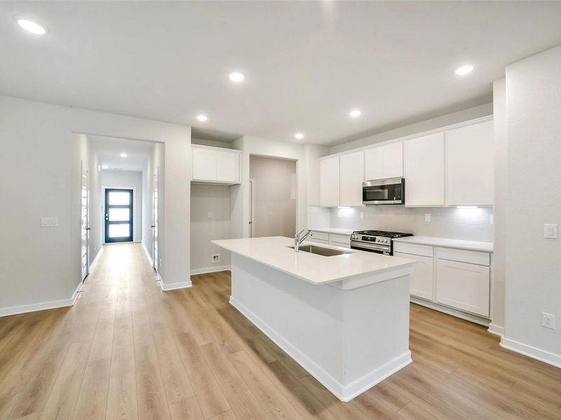 Furnished interior view inside a new home in Lakes at Black Oak, Magnolia (Image 8). Furnished interior view inside a new home in Lakes at Black Oak, Magnolia (Image 8).