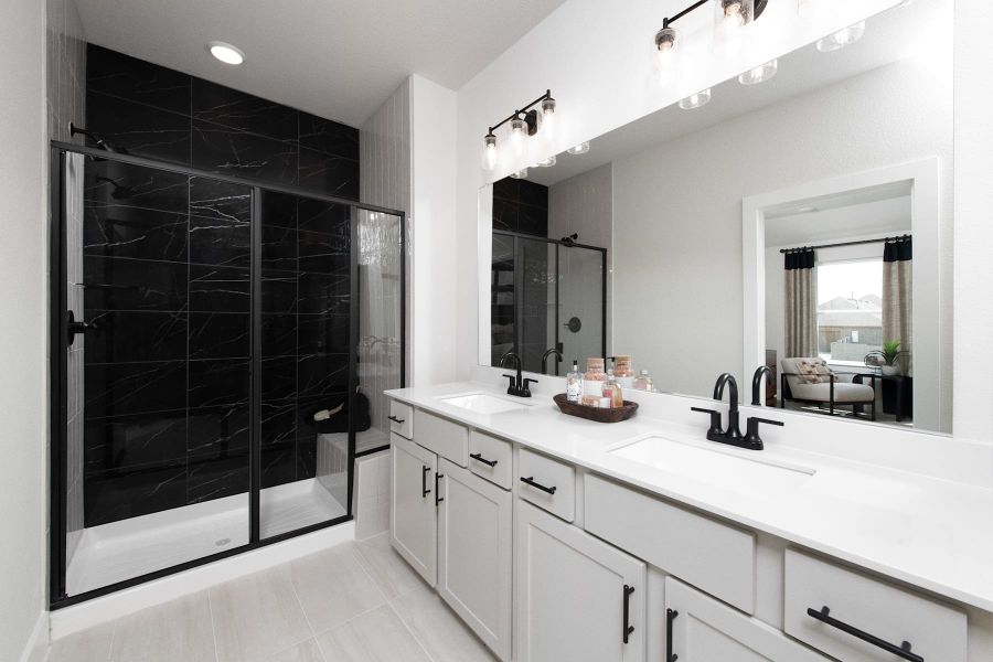 Representative furnished interior of a home built from the Chicory by Tri Pointe Homes in The Retreat at Harvest, Argyle (Image 5).