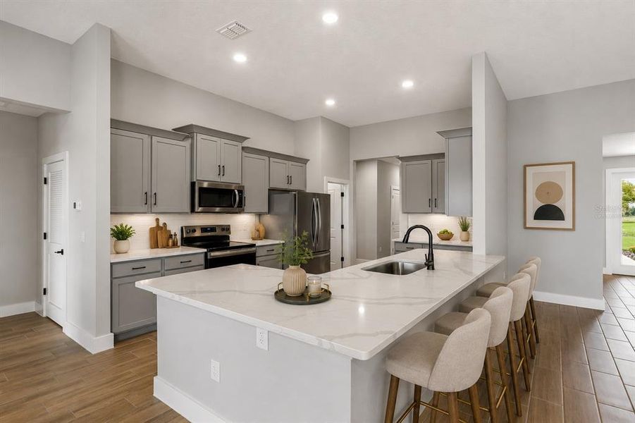 Furnished interior view inside a new home in , Dover (Image 4).