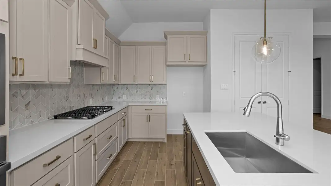 Furnished interior view inside a new home in Serenity 55+ Active Adult, Manvel (Image 6).