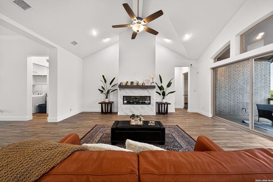 Furnished interior view inside a new home in , Bulverde (Image 8).