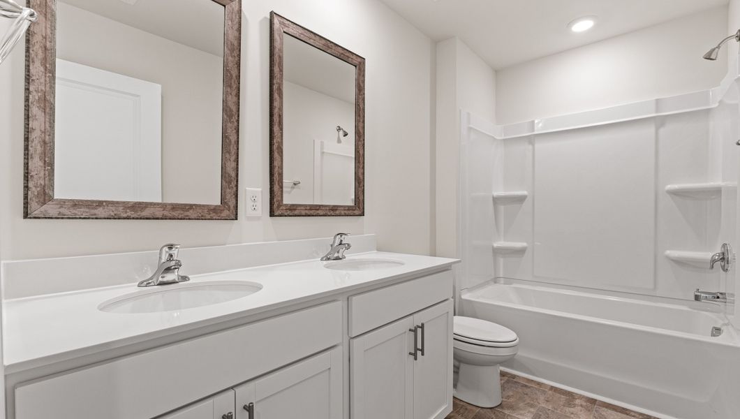 Furnished interior view inside a new home in Durbin Meadows Traditions, Fountain Inn (Image 8). Furnished interior view inside a new home in Durbin Meadows Traditions, Fountain Inn (Image 8).