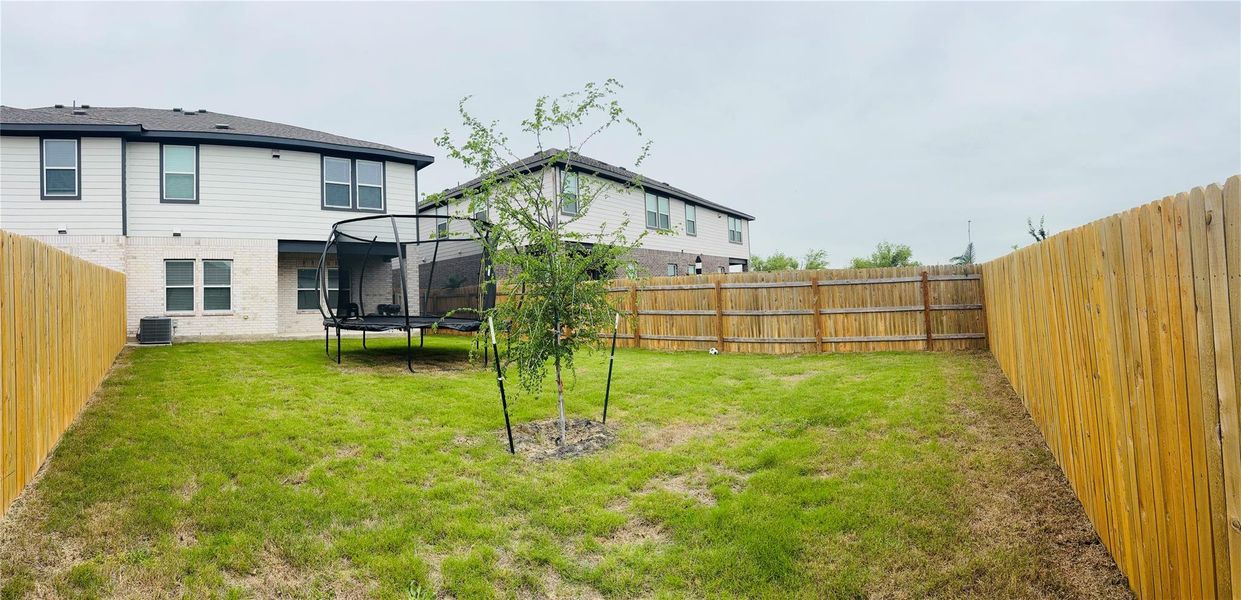 HUGE backyard, covered patio and wood privacy fence. HUGE backyard, covered patio and wood privacy fence.
