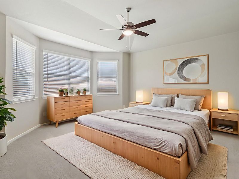 Furnished interior view inside a new home in Sagebrooke - Premier Series, San Antonio (Image 5).