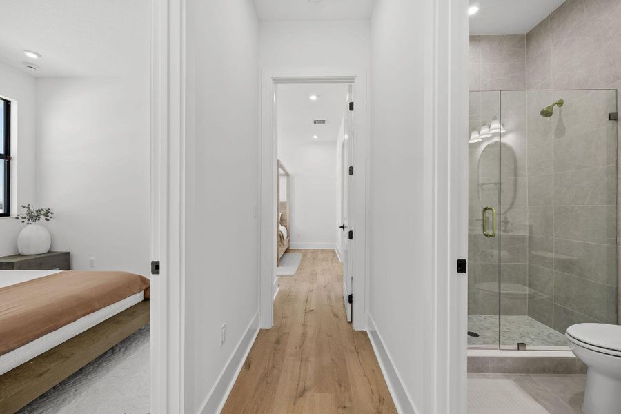 Furnished interior view inside a new home in , Port St. Lucie (Image 37).