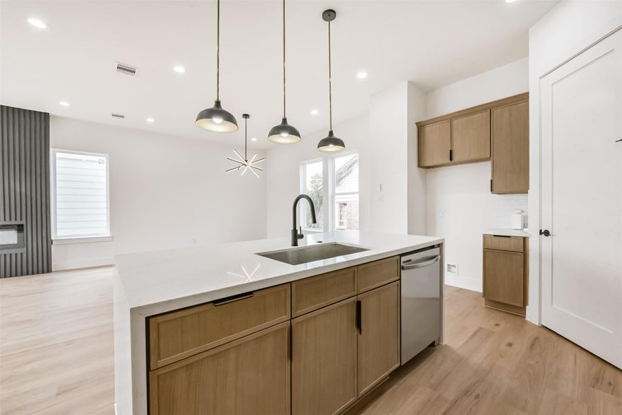 All finishes have a cohesive feel throughout the entire home.