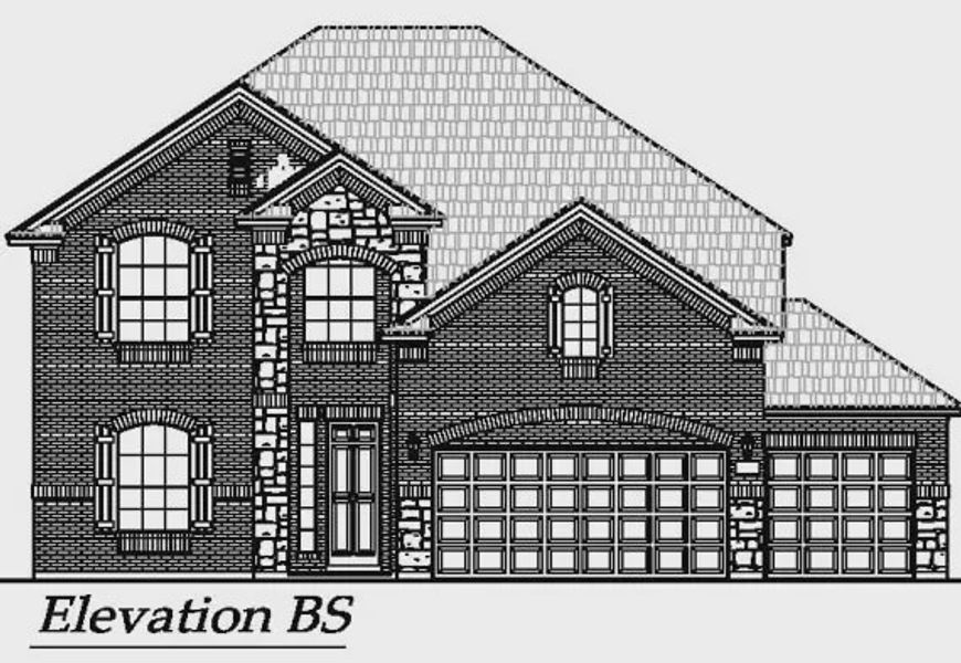Representative rendering of the exterior for the Wimberly by Chesmar Homes (Image 22).