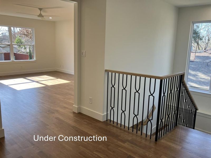 Upstairs landing looking into Game Room