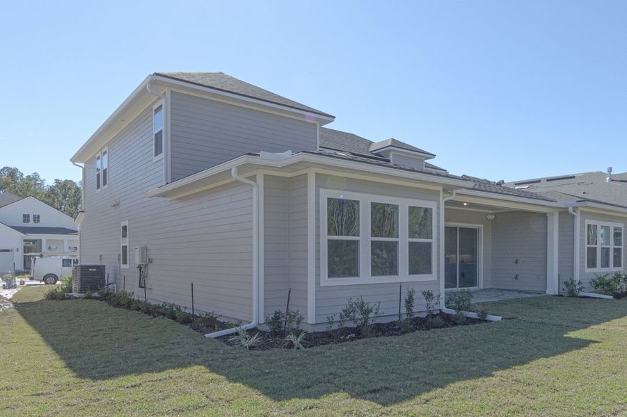 Representative exterior details of a home built from the Julington by Riverside Homes in Hidden Creek at SilverLeaf 70' Series, St. Augustine (Image 4).