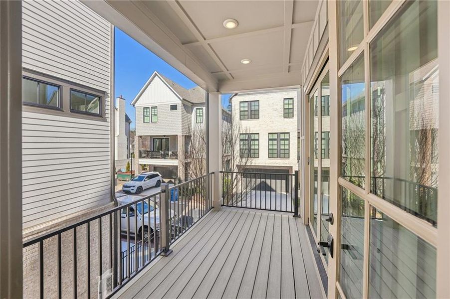 Exterior details and patio area of a home in Park Walke, Alpharetta (Image 3).
