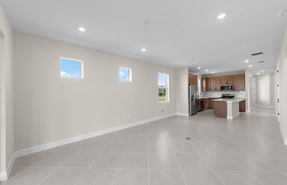 Spacious gathering room