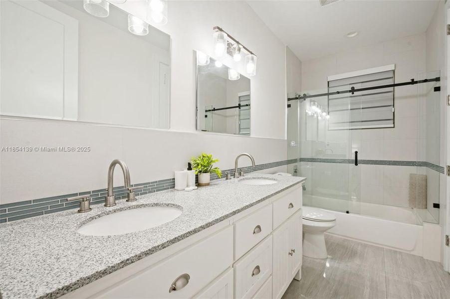 Furnished interior view inside a new home in , Miami Springs (Image 27).