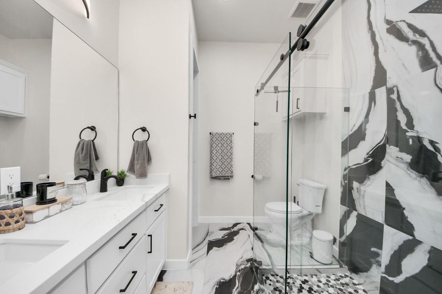 Furnished interior view inside a new home in , Houston (Image 18).