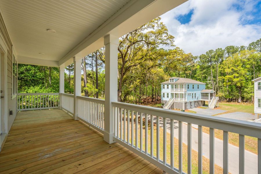 Exterior details and patio area of a home in Waterloo Estates, Johns Island (Image 27).