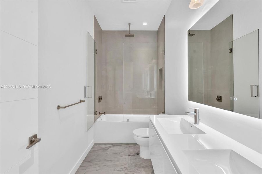 Furnished interior view inside a new home in , Surfside (Image 18).