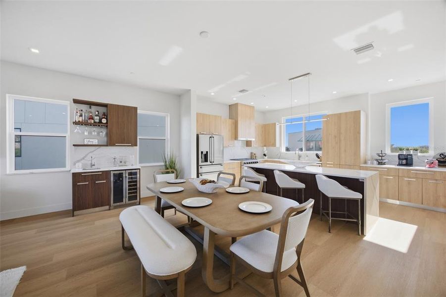 Furnished interior view inside a new home in , New Port Richey (Image 7).