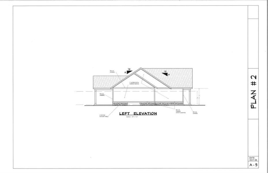Exterior rendering of this home design in , Commerce, GA (Image 3).