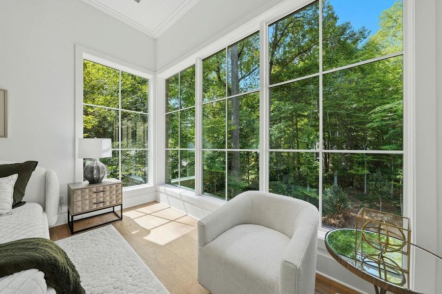 Exterior details and patio area of a home in , Atlanta (Image 35).
