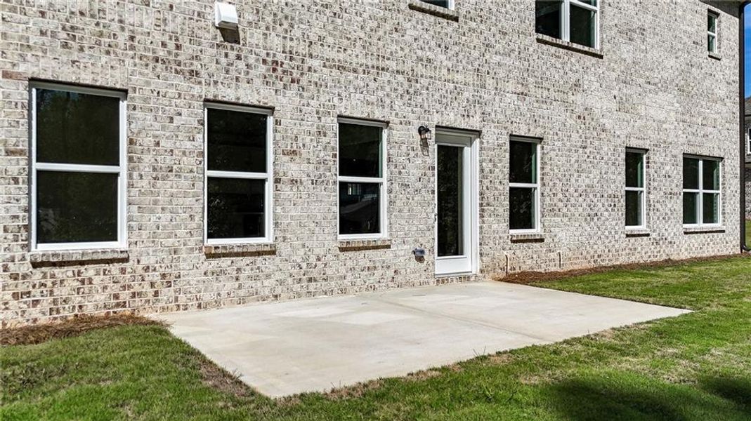 Exterior details and patio area of a home in , Ellenwood (Image 27).