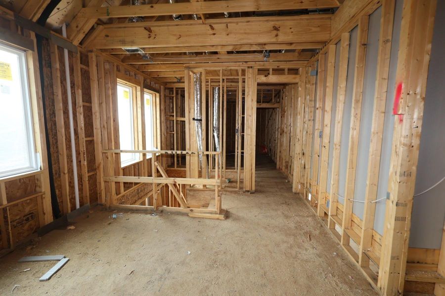 In-progress construction of a new home in Dunham Pointe, Cypress, TX (Image 20).