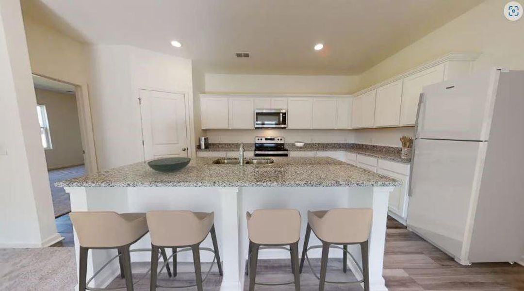 Open Concept Dining & Kitchen - Representative Photo