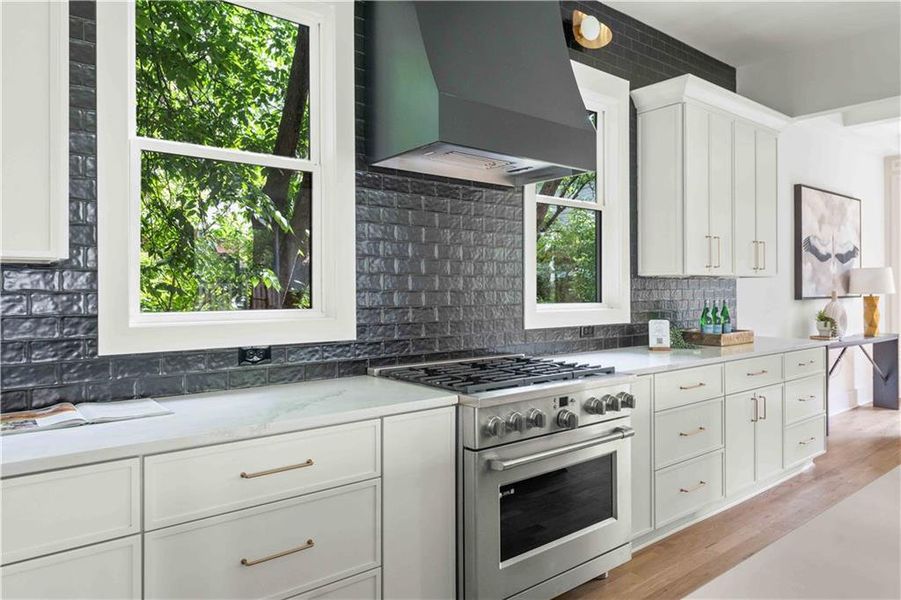 Furnished interior view inside a new home in , Atlanta (Image 6).