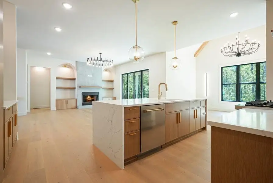Furnished interior view inside a new home in , Canton (Image 7).