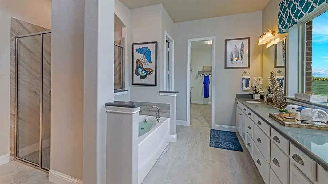 Furnished interior view inside a new home in Goodland: Crossings 50', Venus (Image 11). Furnished interior view inside a new home in Goodland: Crossings 50', Venus (Image 11).