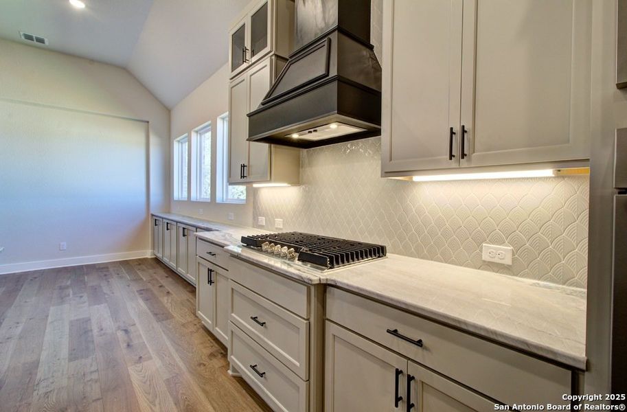 Furnished interior view inside a new home in Verandas at the Rim, San Antonio (Image 5). Furnished interior view inside a new home in Verandas at the Rim, San Antonio (Image 5).