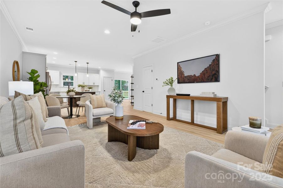 Furnished interior view inside a new home in , Mount Holly (Image 13). Furnished interior view inside a new home in , Mount Holly (Image 13).