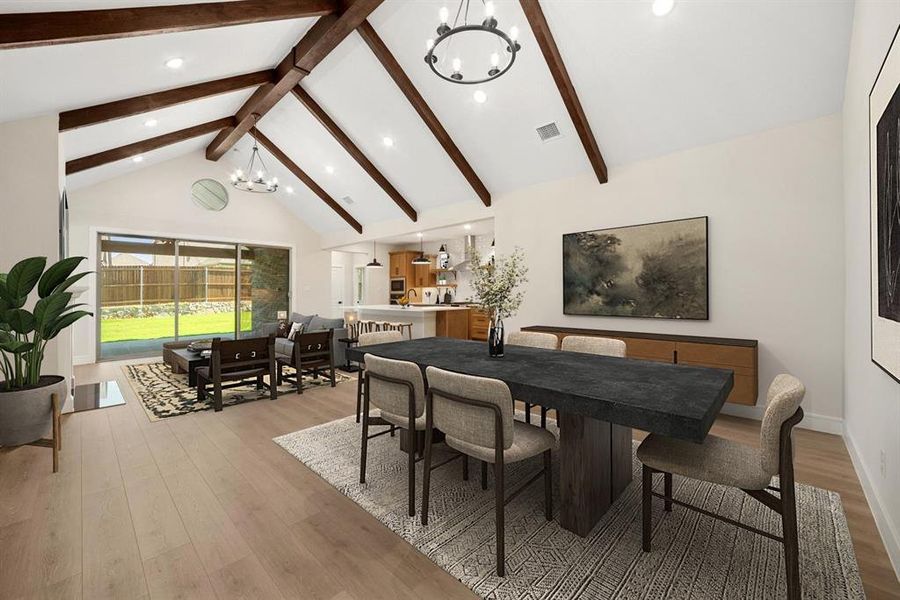 Furnished interior view inside a new home in Elevon, Lavon (Image 19). Furnished interior view inside a new home in Elevon, Lavon (Image 19).