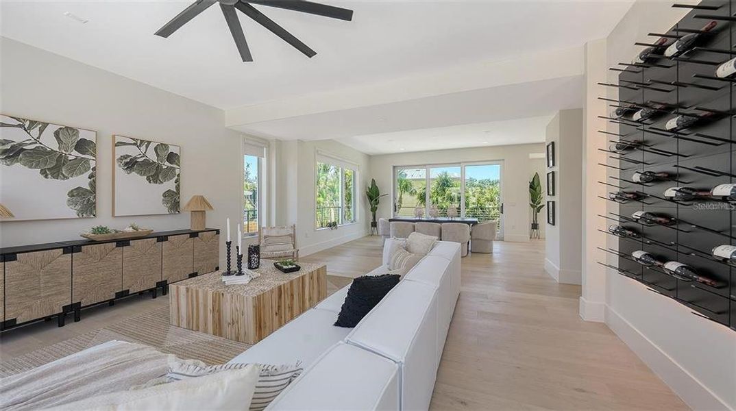 Furnished interior view inside a new home in , Sarasota (Image 51).