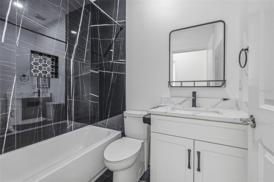 Furnished interior view inside a new home in , St. Petersburg (Image 9).