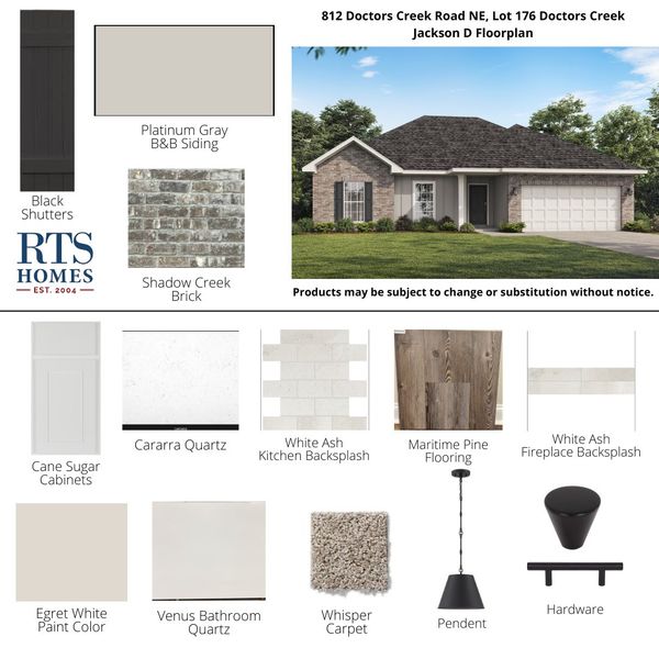 2D floor plan layout of this home in Doctor's Creek, Ludowici, GA (Image 3). 2D floor plan layout of this home in Doctor's Creek, Ludowici, GA (Image 3).
