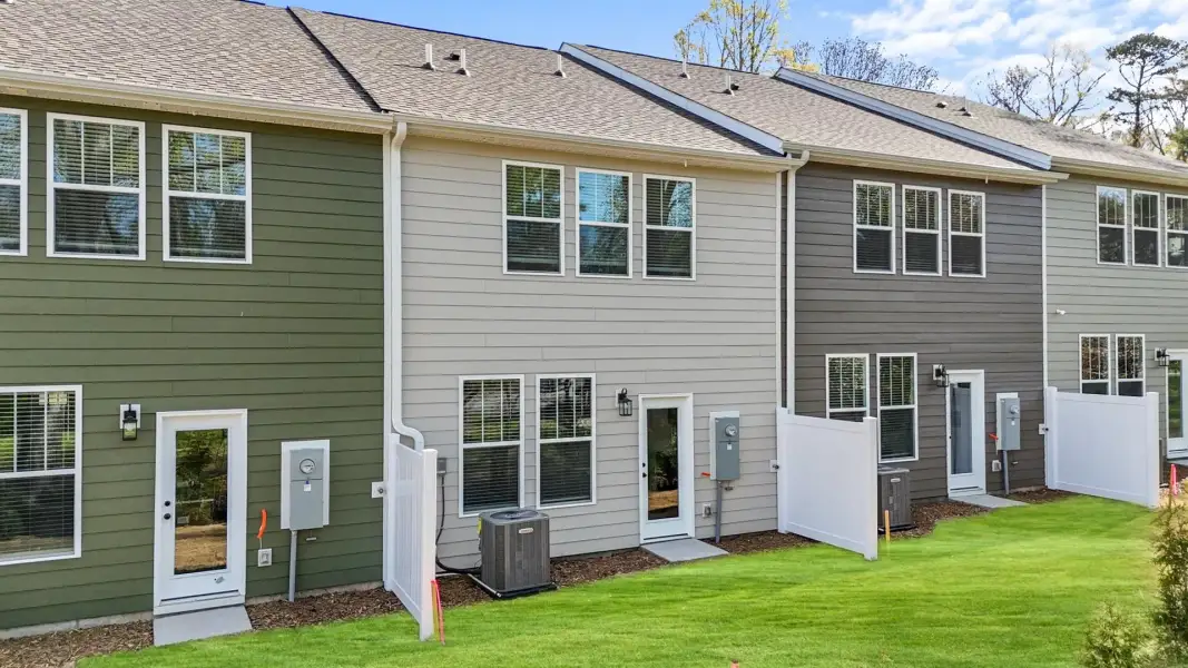 Exterior details and patio area of a home in Clayton Crossing, Arden (Image 3).