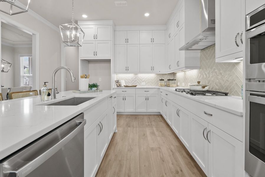 Representative furnished interior of a home built from the The Bullard by The Providence Group in Promenade at Sawnee Village, Cumming (Image 15).