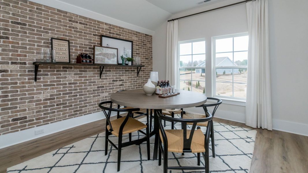 Furnished interior view inside a new home in Brook Run Single Family Homes, Fort Mill (Image 5). Furnished interior view inside a new home in Brook Run Single Family Homes, Fort Mill (Image 5).