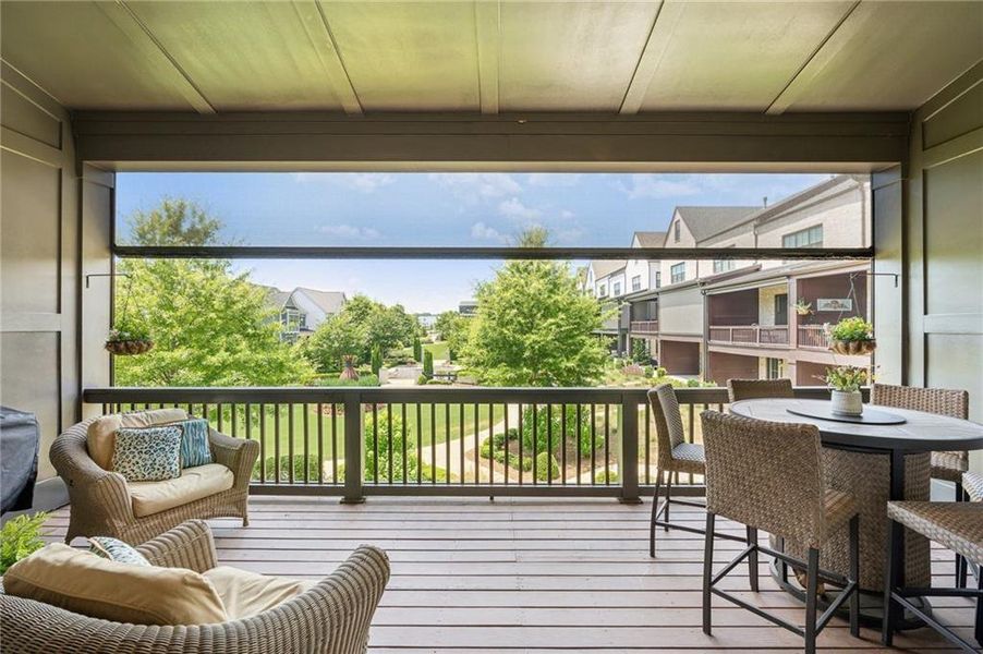 Exterior details and patio area of a home in , Suwanee (Image 4).