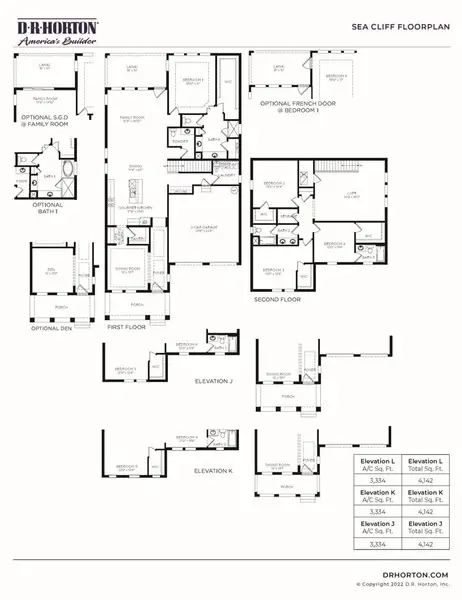 2D floor plan layout of this home in Waterleigh, Winter Garden, FL (Image 3).