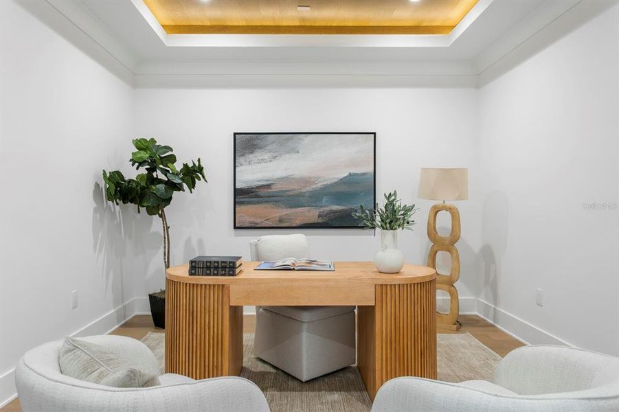 Furnished interior view inside a new home in , Tampa (Image 41).
