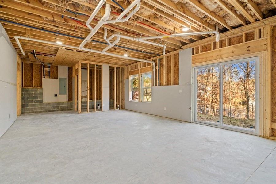 In-progress construction of a new home in , Dalton, GA (Image 44).