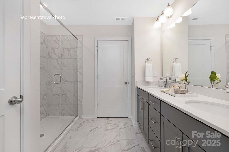 Furnished interior view inside a new home in Sanctuary at Southgate, Indian Trail (Image 17).