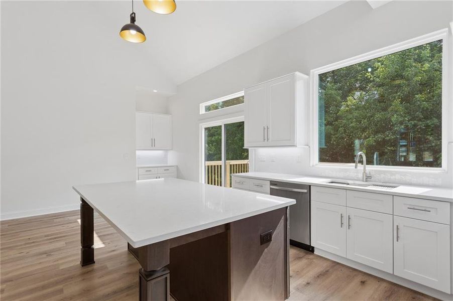 Furnished interior view inside a new home in , Atlanta (Image 11).