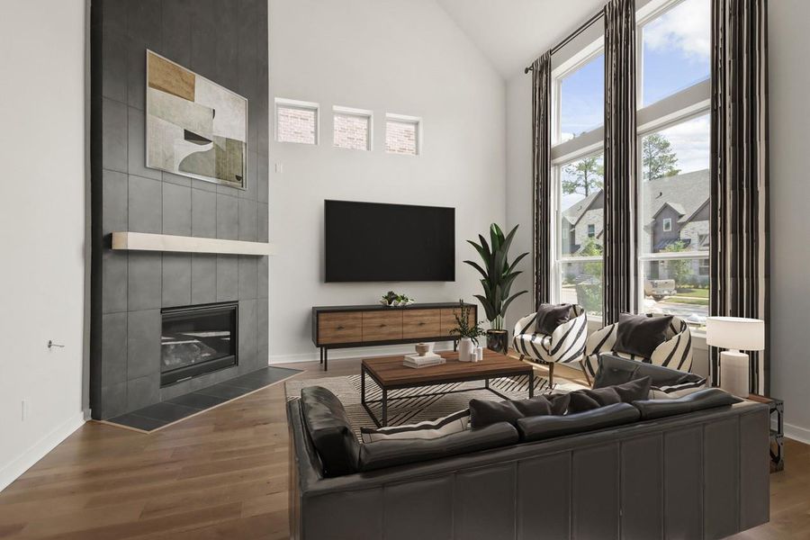 Family Room - Virtually Staged Family Room - Virtually Staged