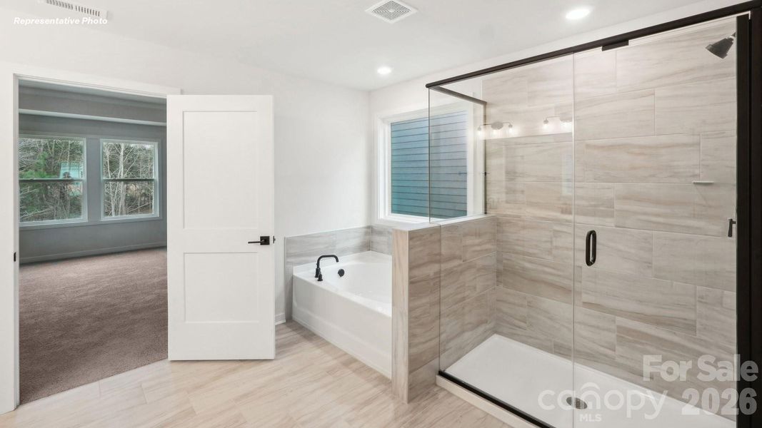 Furnished interior view inside a new home in Westport, York (Image 10).