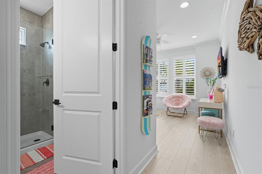 Furnished interior view inside a new home in , Daytona Beach (Image 41).